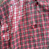 1950’s Thrashed Blue Bell Wrangler Cotton Flannel Shirt Large