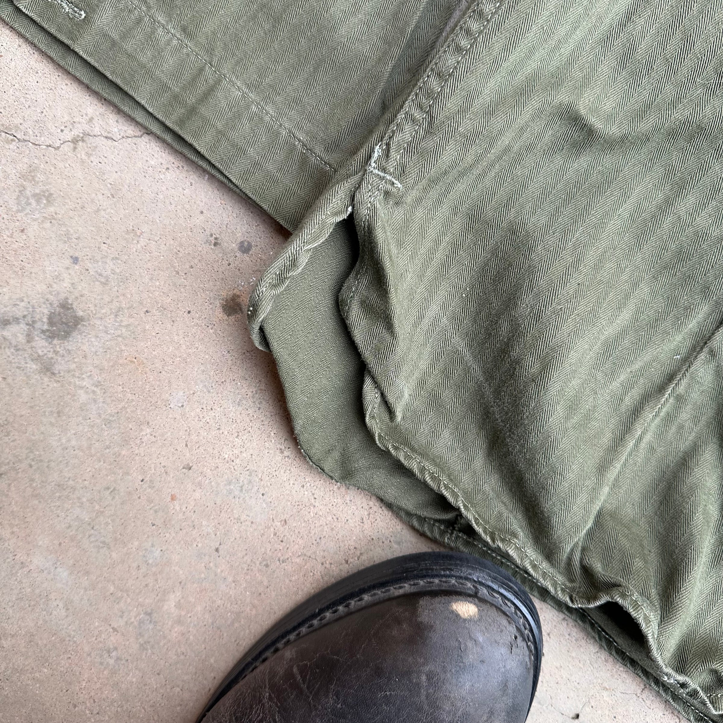 1940’s WWII Women’s Army Corps HBT Fatigue Shirt Large