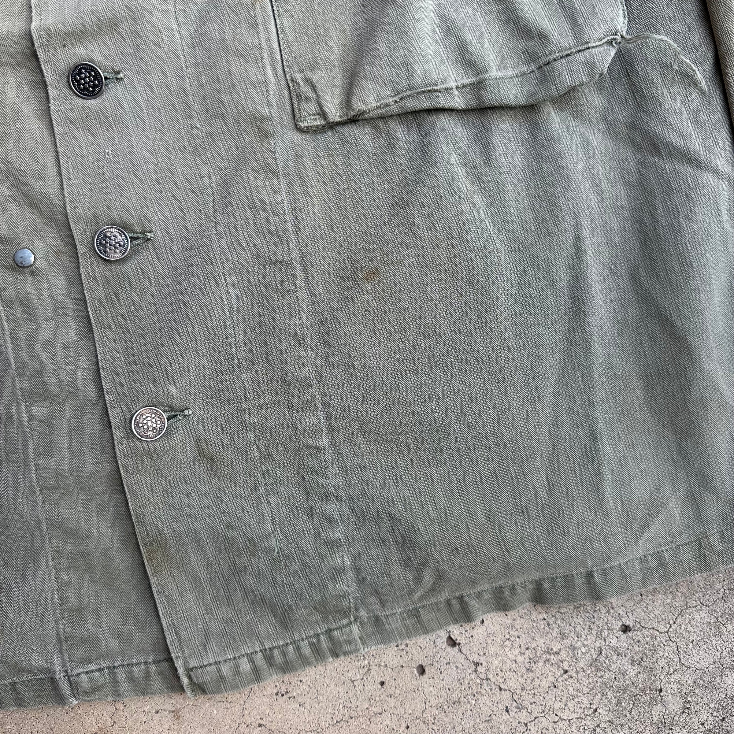 1940’s WWII M-43 HBT Jacket 25.5” Chest