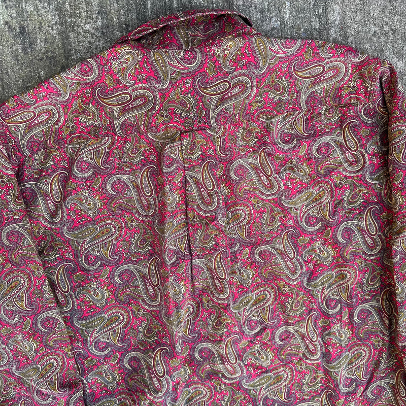 1990’s J Crew Paisley Button Down Shirt Large