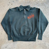 1940’s/50’s Oklahoma A&M Flock Print Quarter Zip Sweatshirt