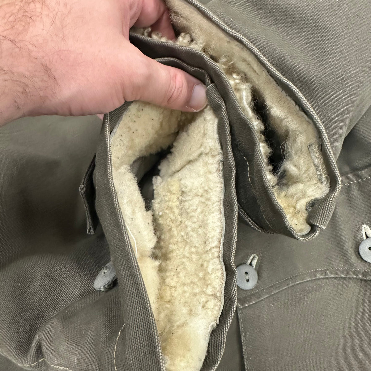 1940’s m/1944 livpäls Swedish Army Military Jacket 24” Chest