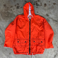 1990’s East West Rave Style Orange Windbreaker Jacket
