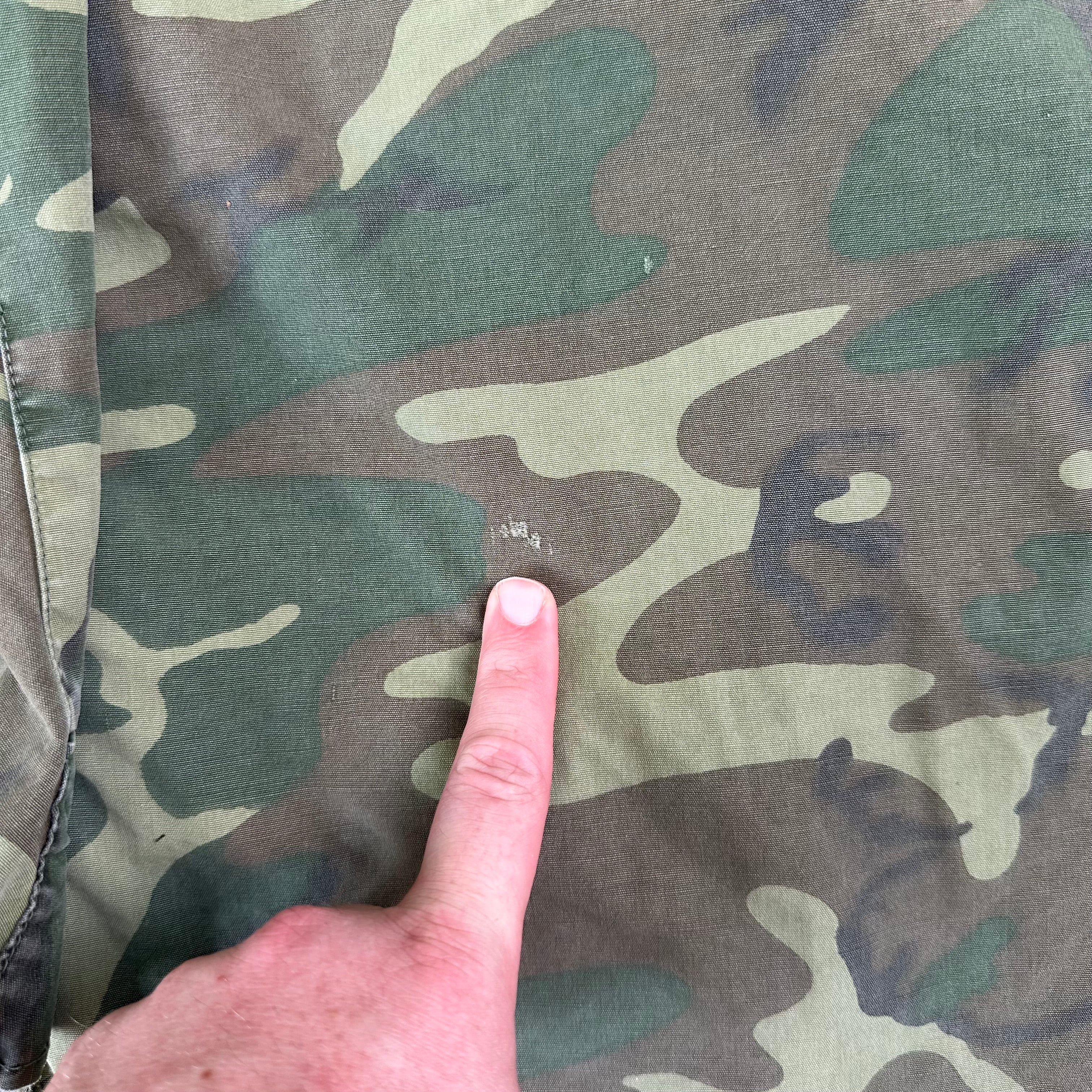 1960's Vietnam War First Pattern Poplin ERDL Camo Jungle