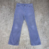 1980’s/90’s Levi’s 517 Grey Corduroy Flared Pants 32” x 29”