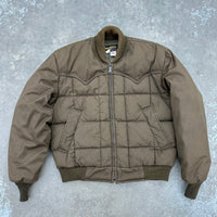 1970’s Tempco Goose Down Brown Western Jacket Large
