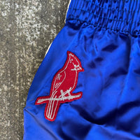 1960’s Rawlings Cardinal Patch Satin Athletic Shorts 23” - 35” Waist