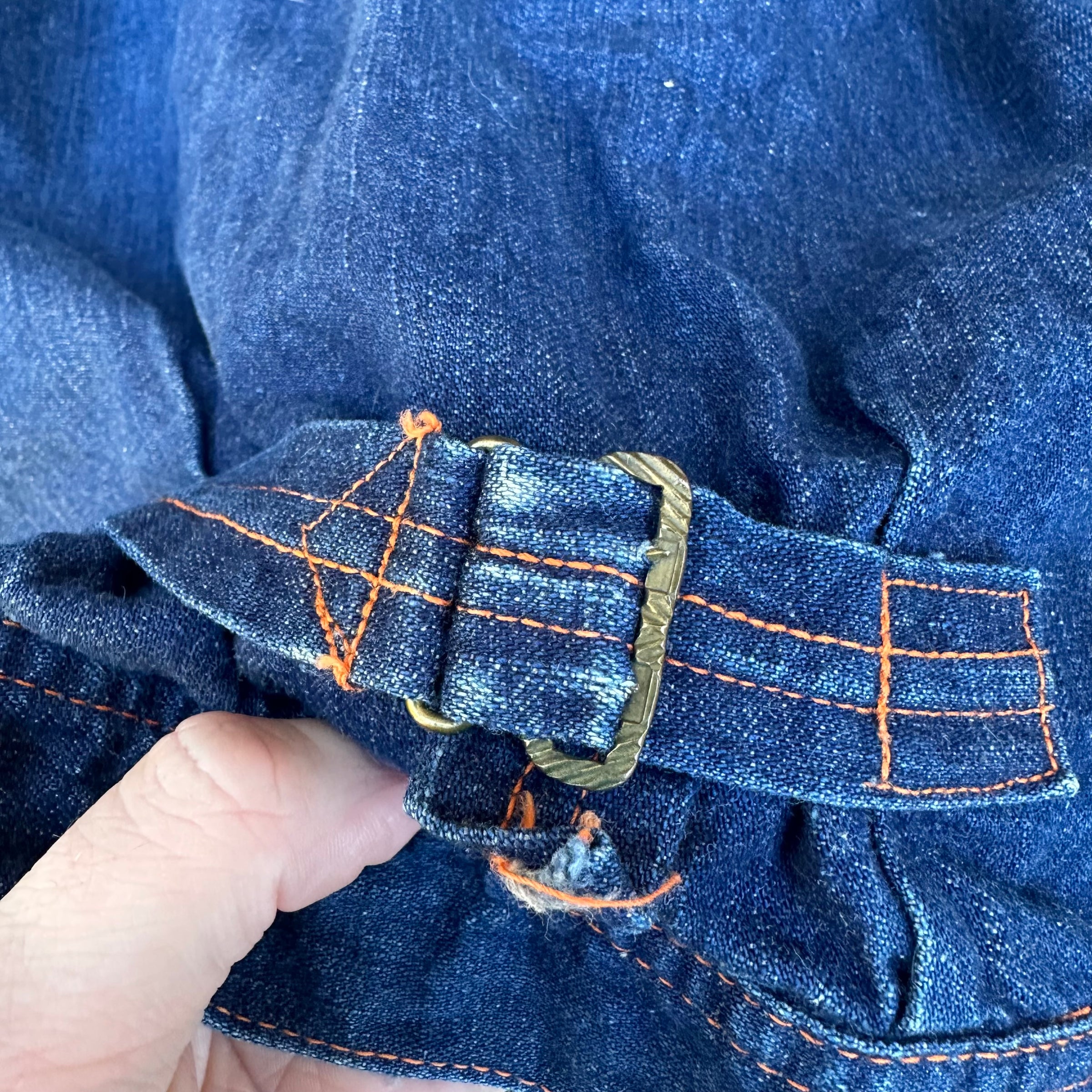 1940’s Tuf Nut Cotton Flannel Lined 2 Pocket Denim Jacket