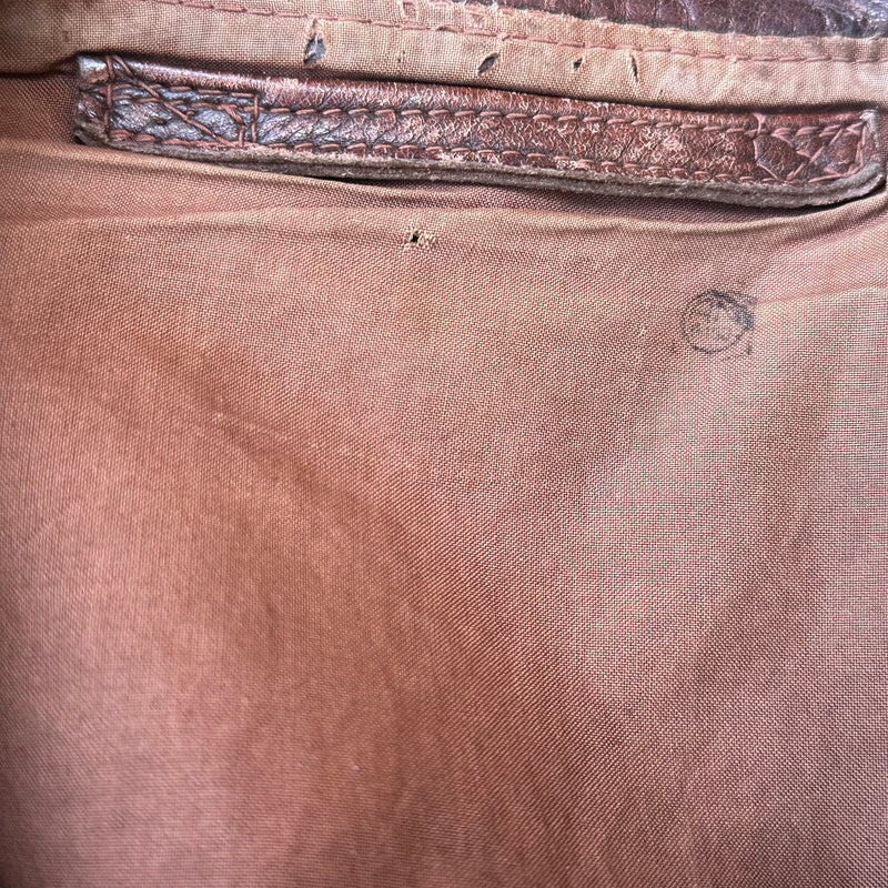 1940’s WWII Named A-2 Leather Flight Jacket