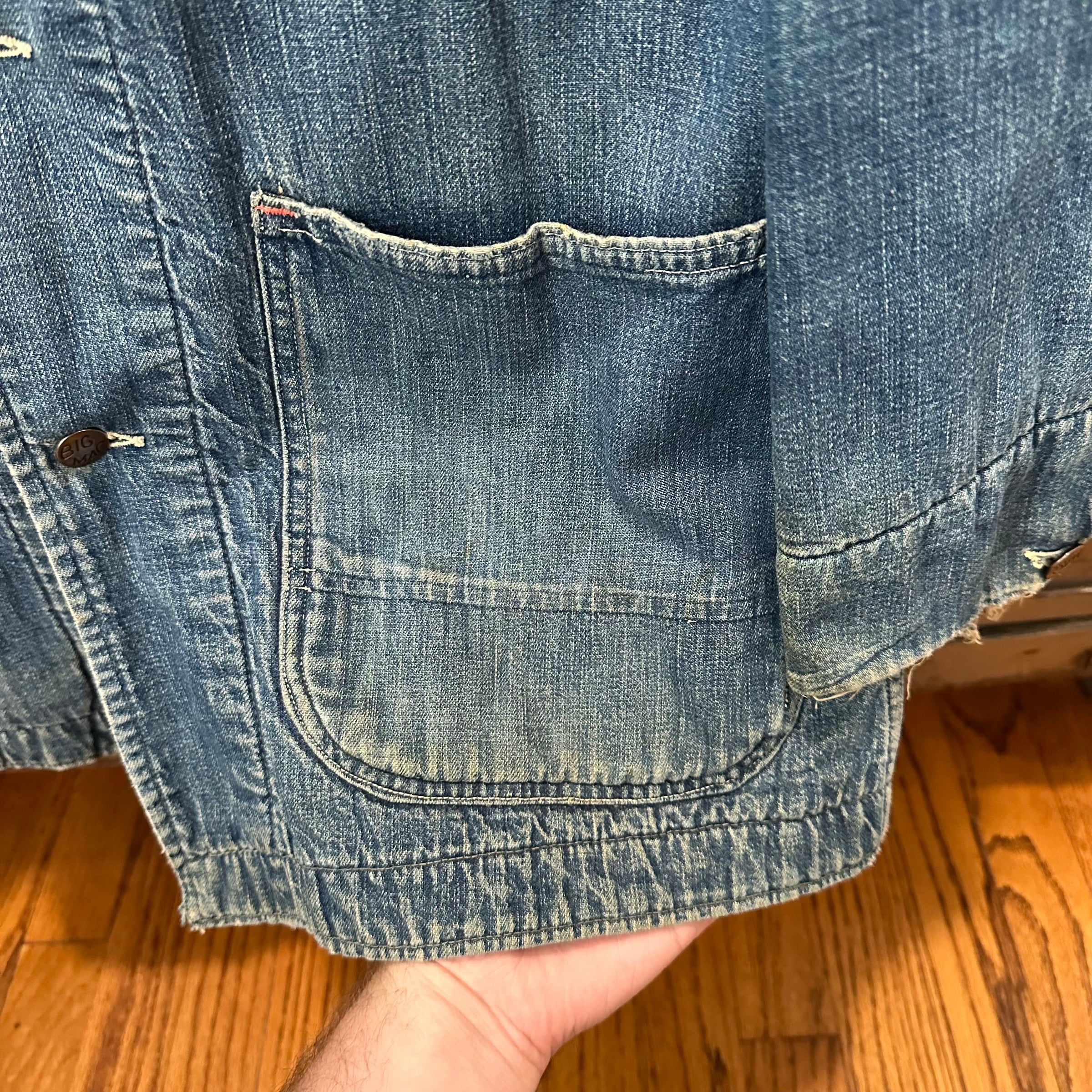 1950’s Penney’s Big Mac Blanket Lined Denim Chore Jacket