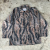 1970’s Neet Products Vertical Tiger Stripe Camo Jacket Large