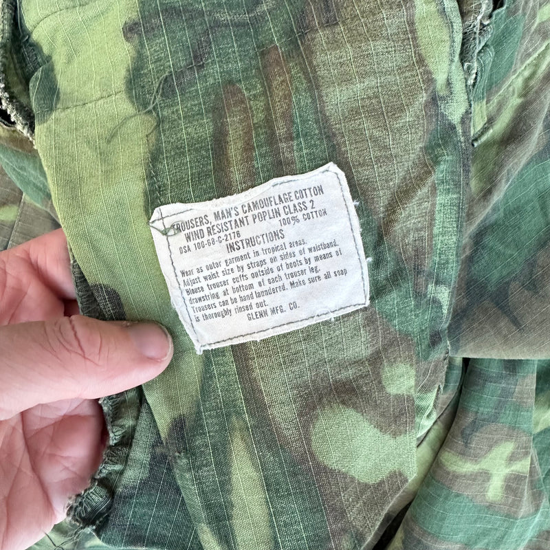 1960’s Vietnam War ERDL Camo Jungle Pants Medium Regular