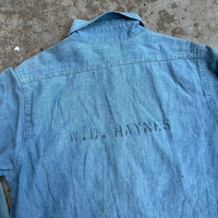 1940’s Stenciled USN Chambray Shirt