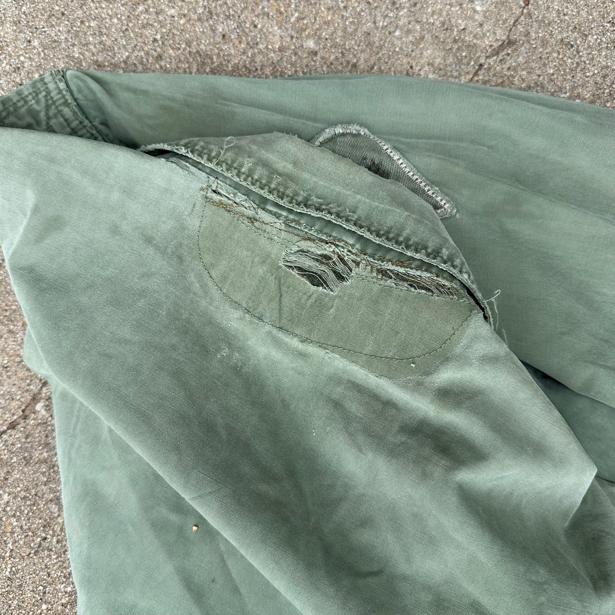 1960’s Vietnam War Second Pattern Poplin Jungle Jacket Large Regular