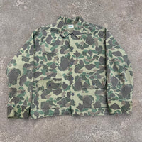 1960’s Kamo Brand 13 Star Button Duck Hunter Camo Shirt 23.5” Chest
