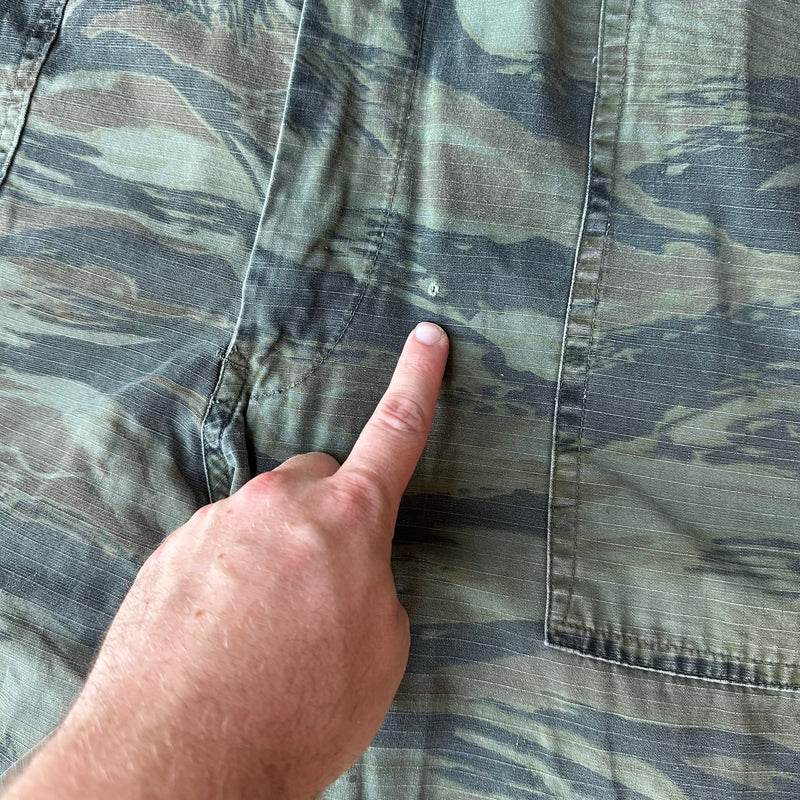 1970’s Civilian Tiger Stripe Camo Fatigue Pants 40” Waist