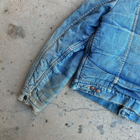 1960’s Maverick Blue Bell Sherpa Lined Denim Jacket Size 40
