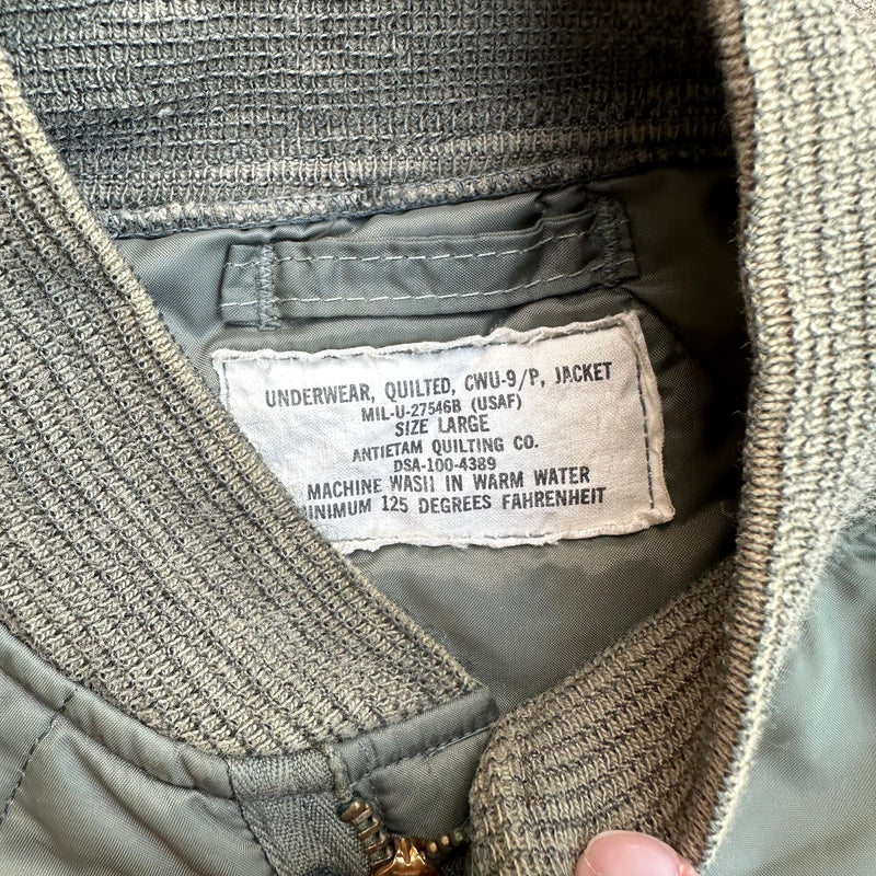 1960’s Vietnam War USAF CWU-9/P Quilted Jacket Large