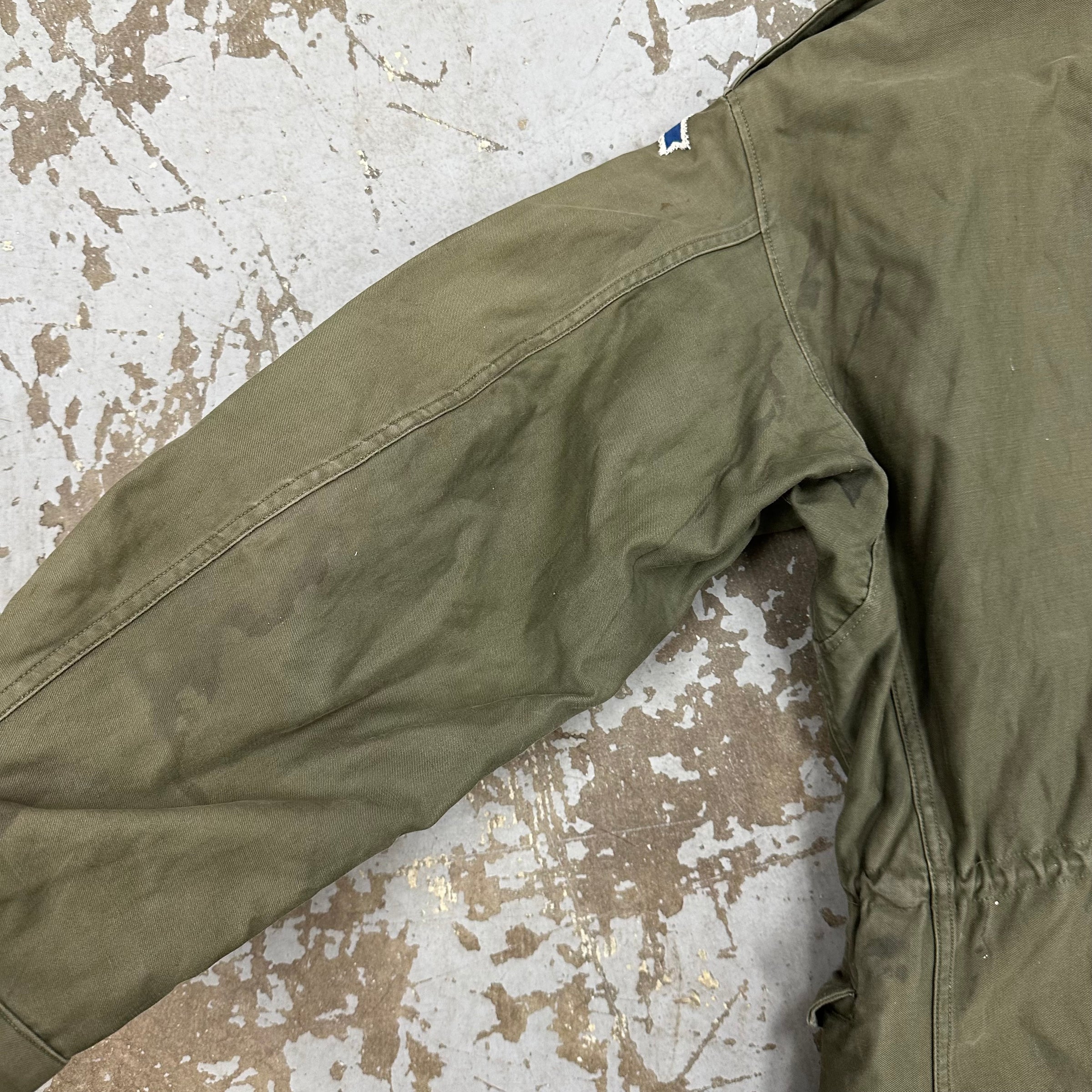 1940’s Patched M-43 Field Jacket Size 38R