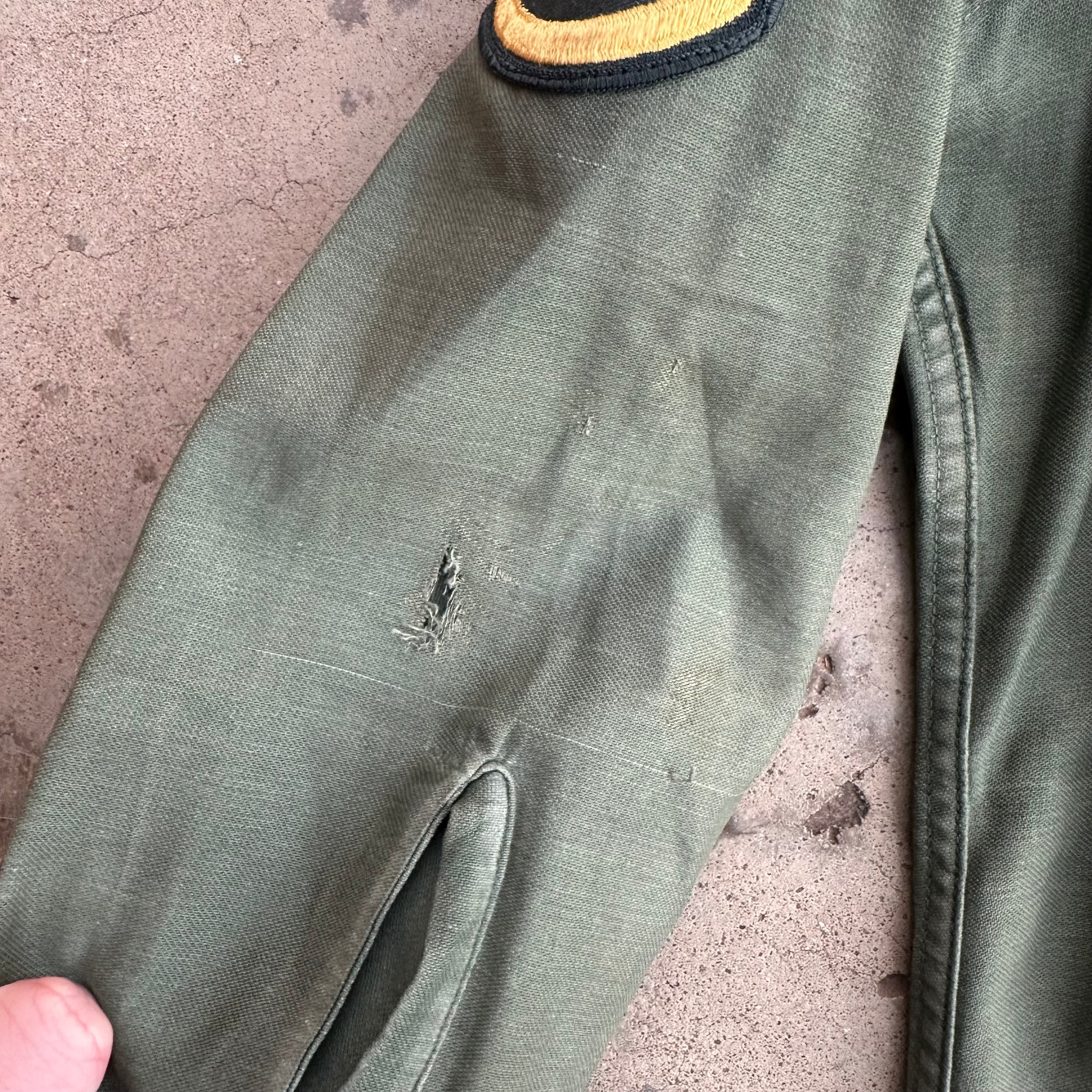 1960’s US Army Fifth Infantry Patched Fatigue Shirt Large