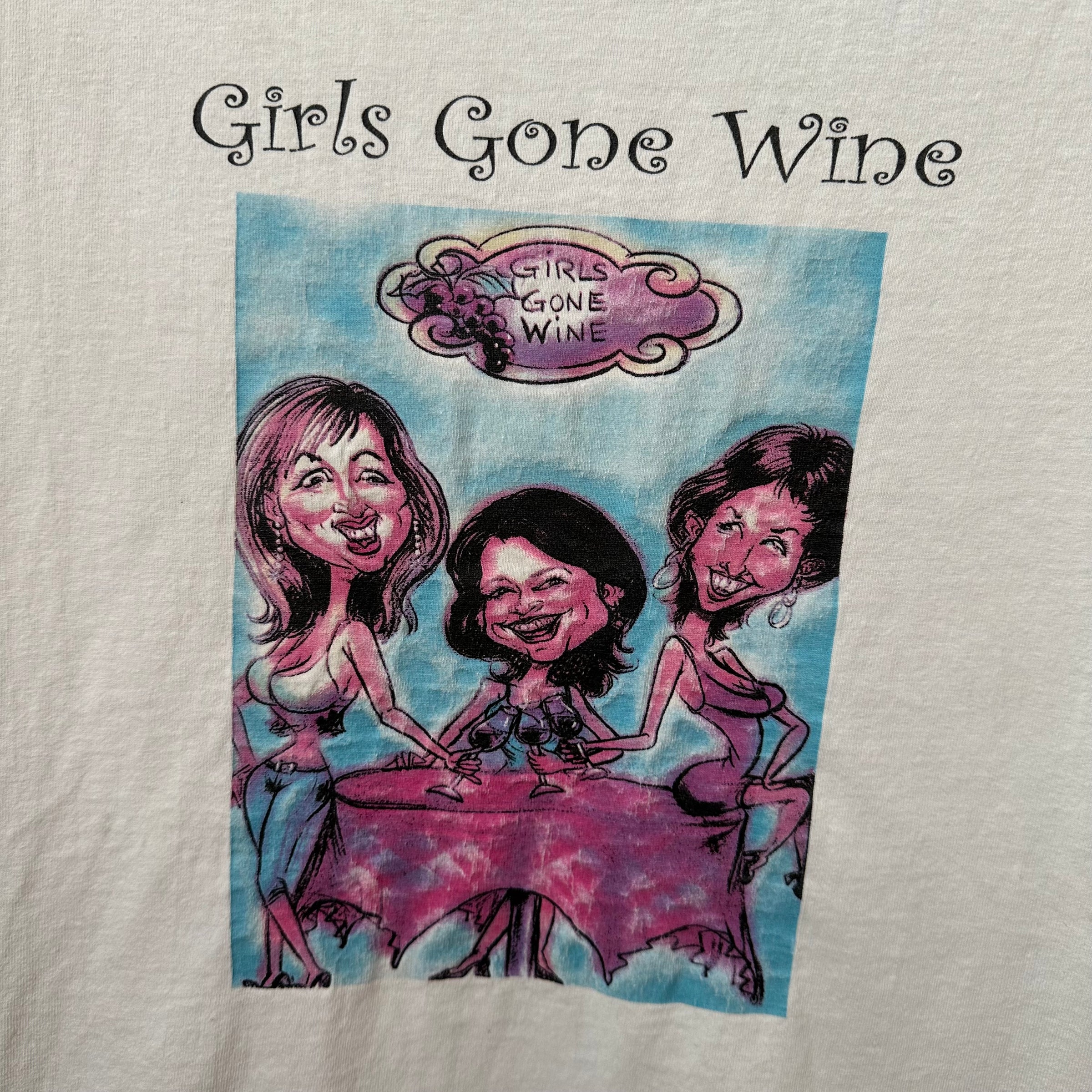 2000’s Girls Gone Wine T-Shirt Medium