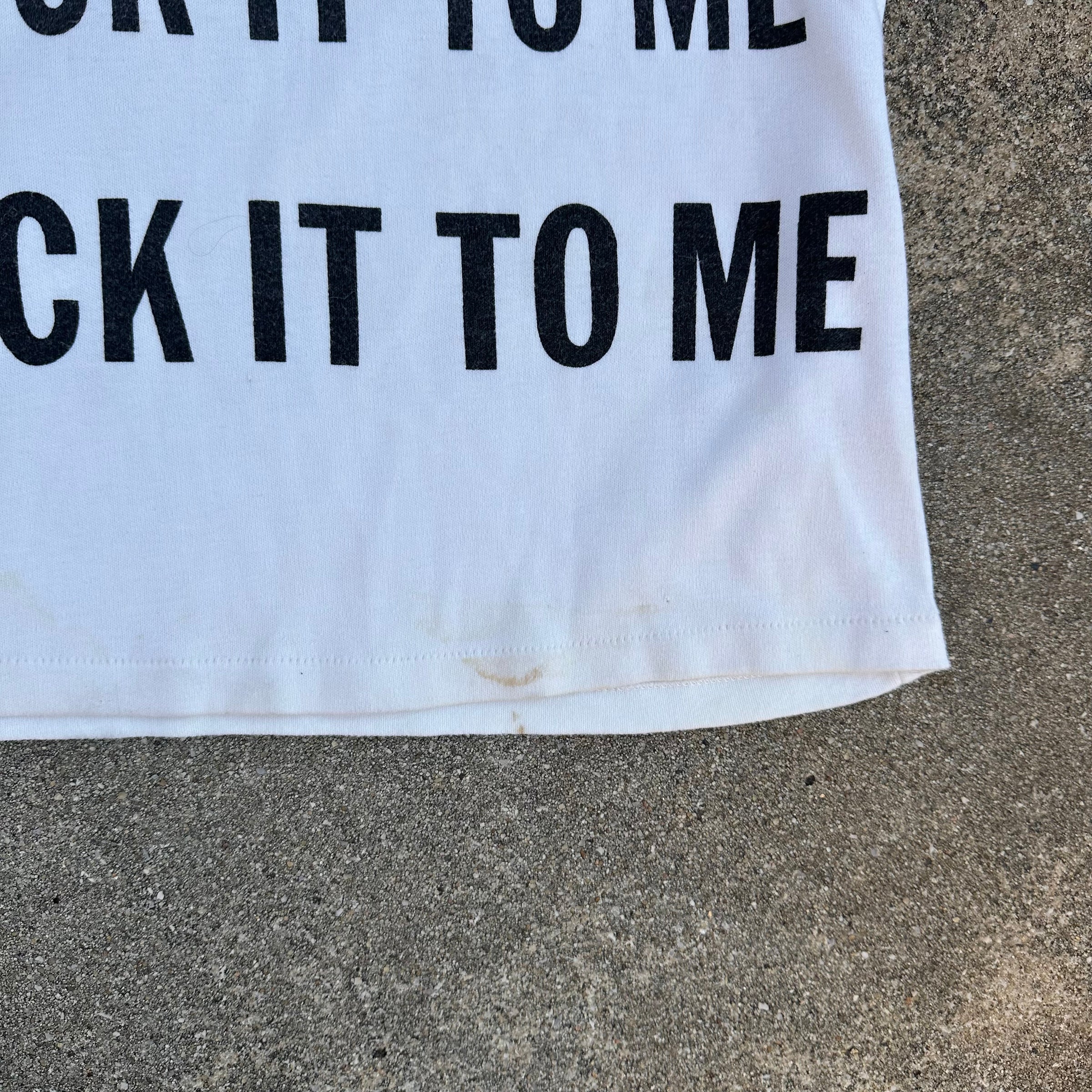 1960’s Sock it to Me Cotton Turtleneck T-Shirt Small