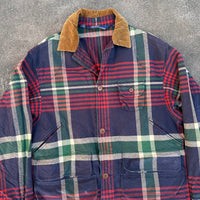 1980’s Polo Ralph Lauren Plaid Cotton Hunting Jacket Medium