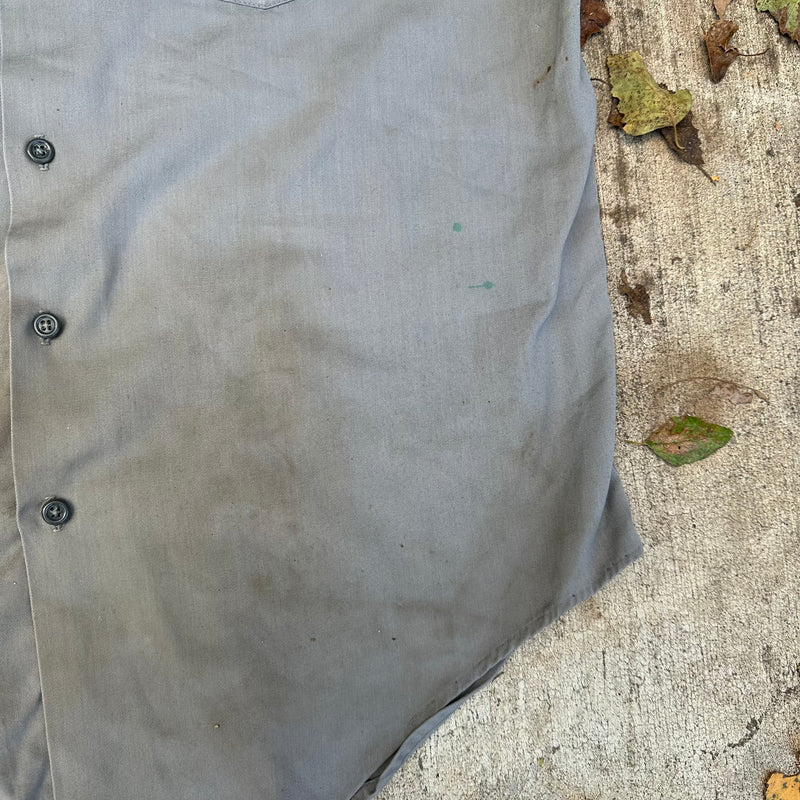 1970’s Coop Patched Two Tone Work Shirt Large