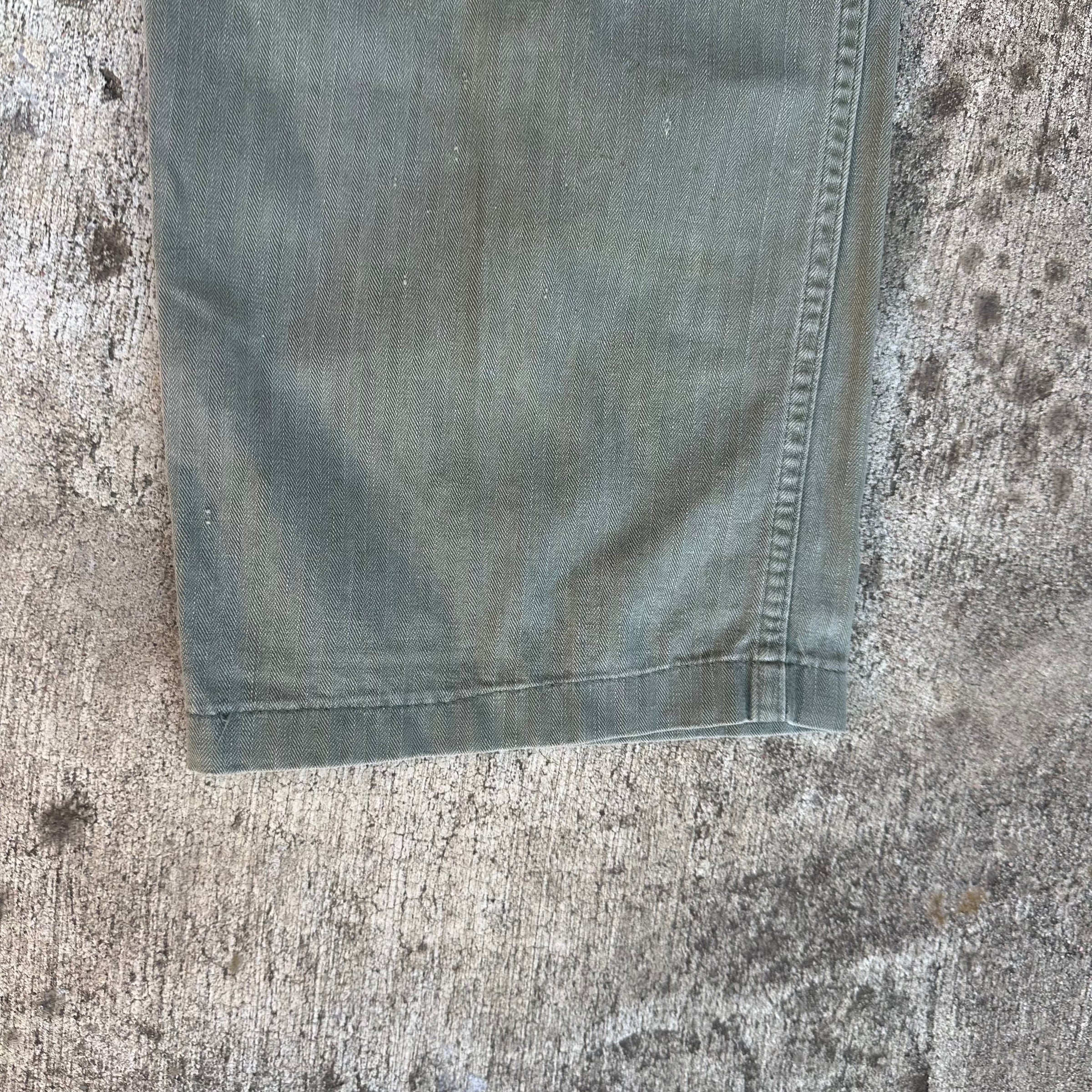 1940’s WWII US Army HBT Pants 32” Waist
