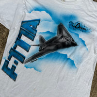1980’s/90’s F-117A Nighthawk Airbrushed T-Shirt Small
