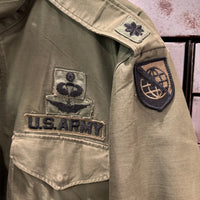 1960’s Patched M-51 Field Jacket with Camo Parachute Lining Medium Long