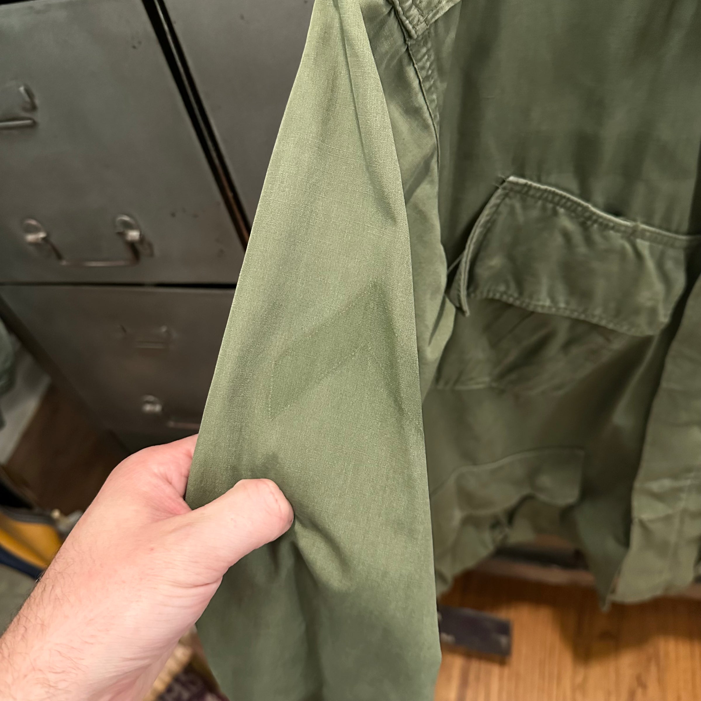 1960’s Vietnam War Second Pattern Poplin Jungle Jacket Small Regular