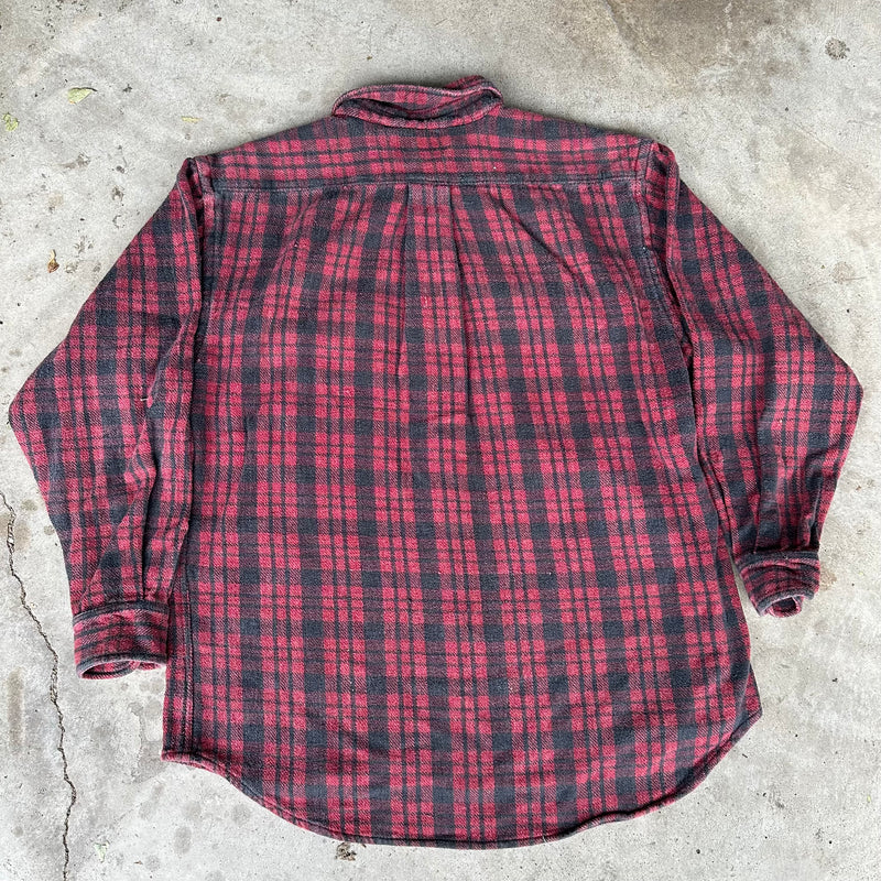 1990’s Old School Plaid Cotton Flannel Shirt