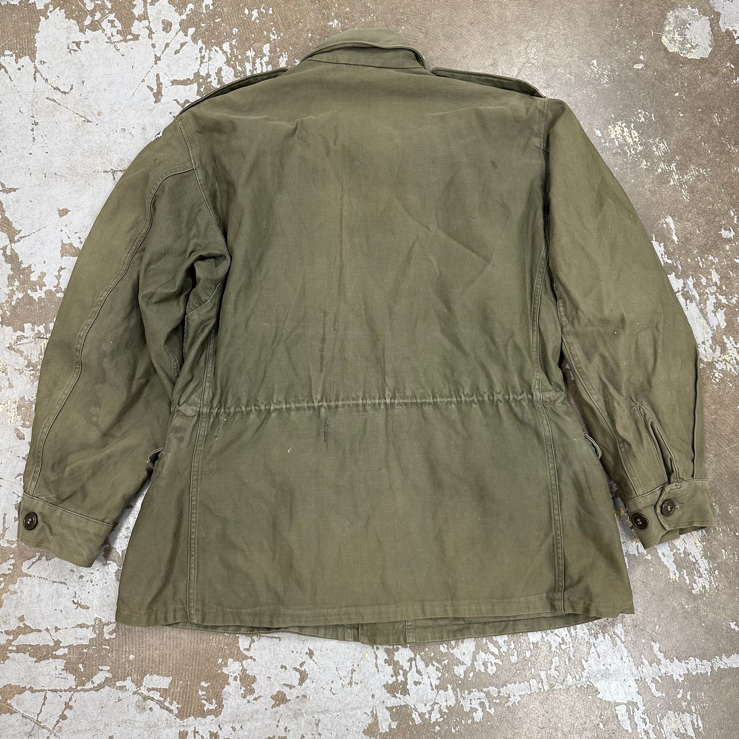 1940’s Patched M-43 Field Jacket Size 38R