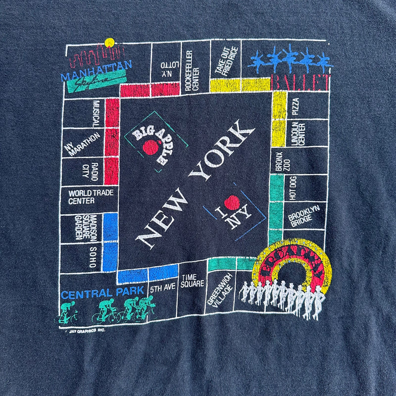 1990’s New York Monopoly Board T-Shirt XL