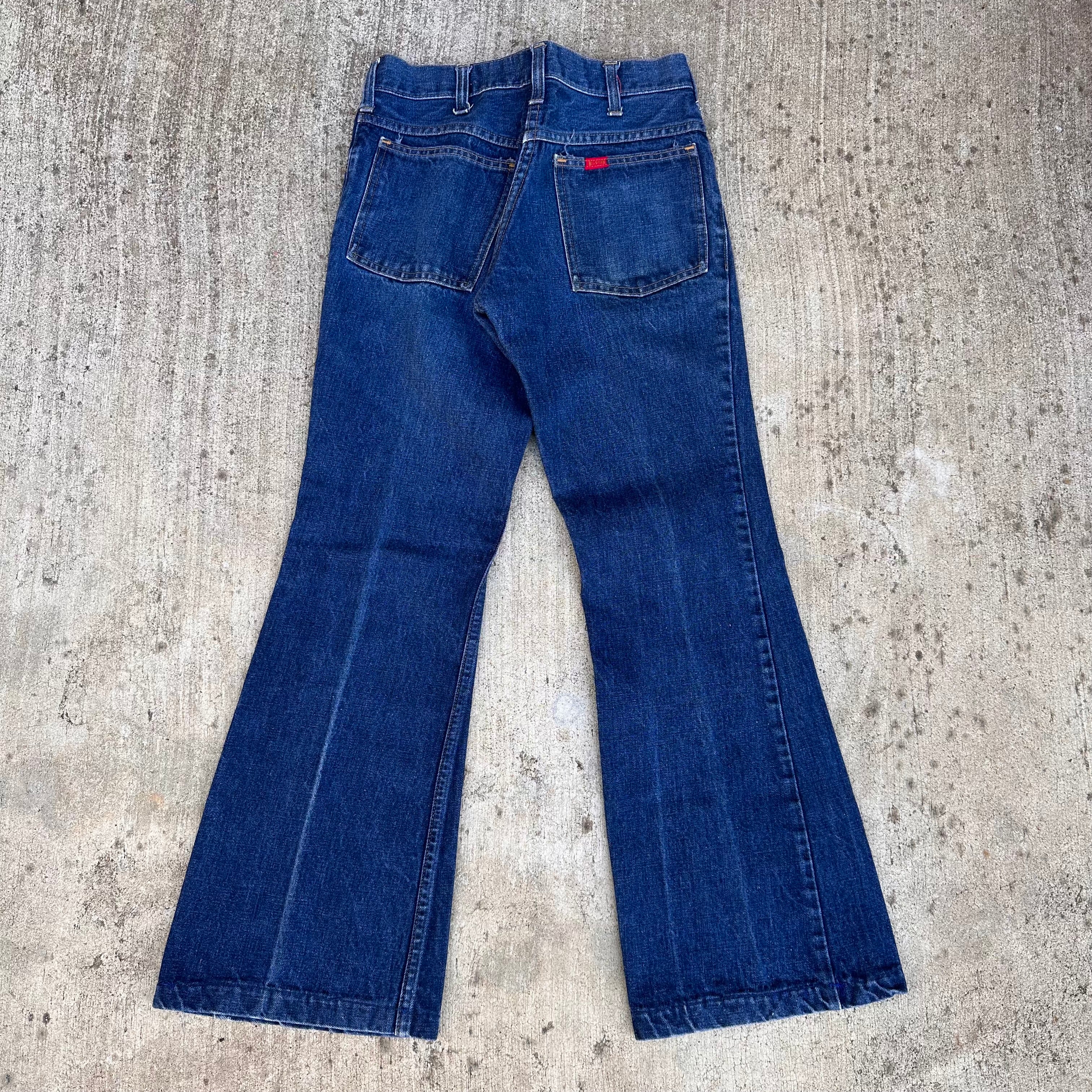 1970's Big Smith Flared Denim Jeans 29” x 29” – Little Chum 1970's Big Smith Flared Denim Jeans 29” x 29” – Little Chum