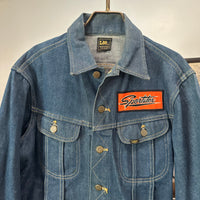 1970’s Deadstock/Mint Lee 101J Denim Jacket With Harley Davidson Patches