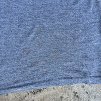 1970’s Playboy Flock Print Heather Gray T-Shirt Medium