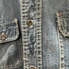 1950’s Mexican Chambray Work Shirt Small