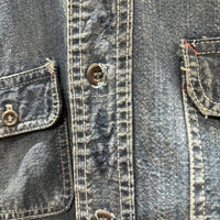 1950’s Mexican Chambray Work Shirt Small