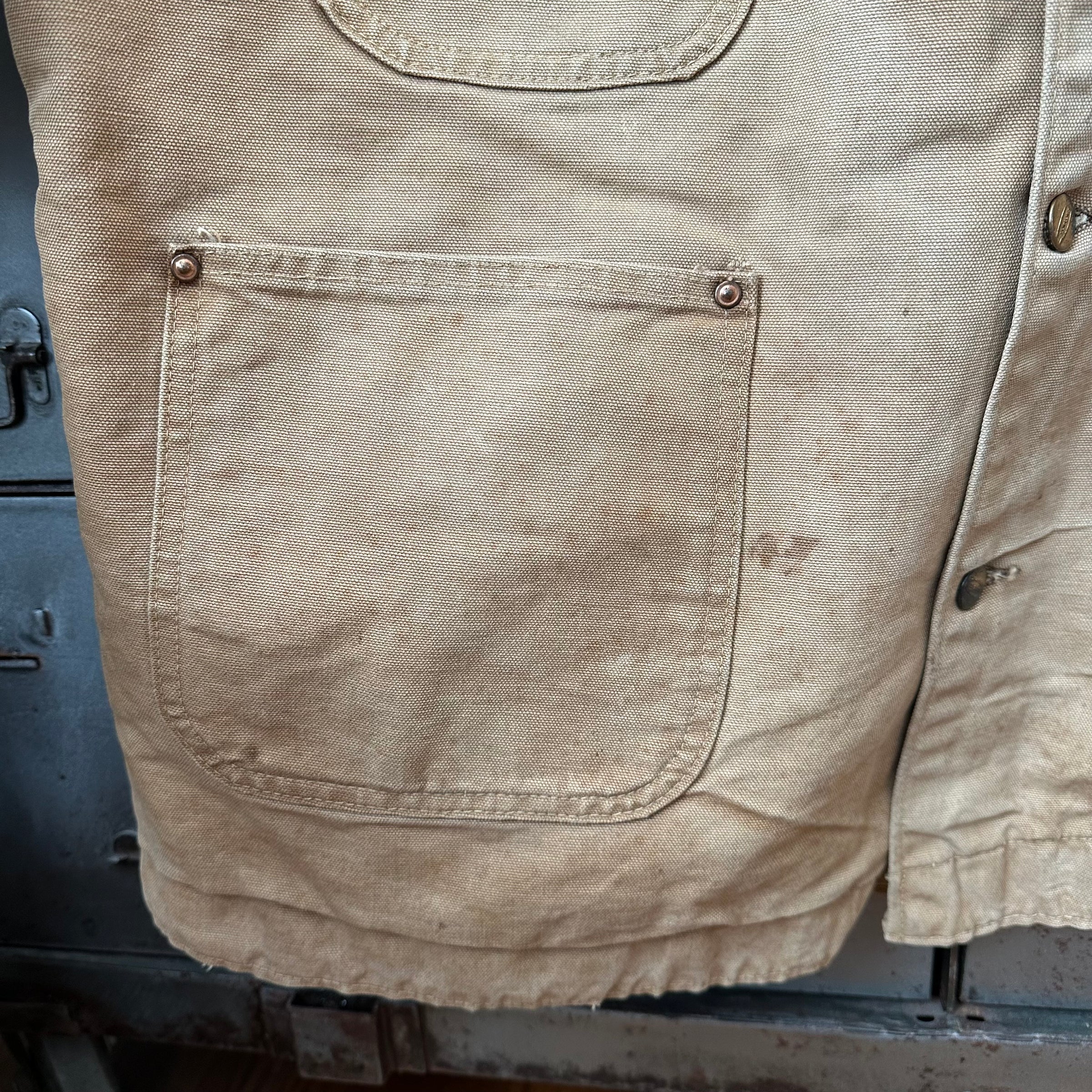 1960’s Carhartt Blanket Lined Duck Canvas Chore Coat