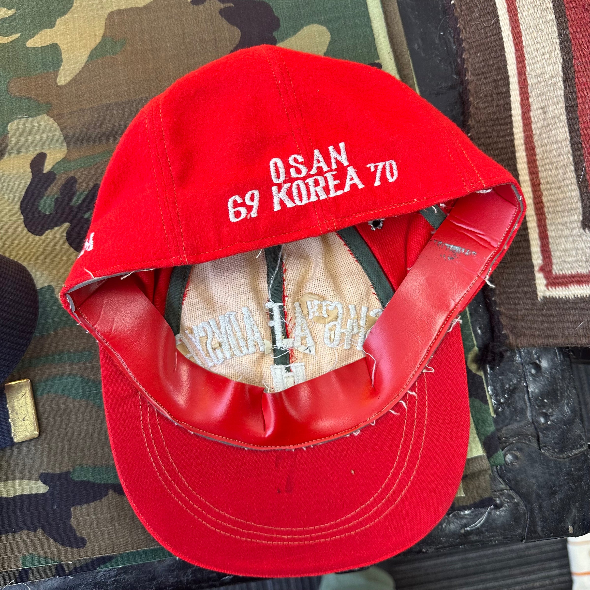 1960’s Vietnam War 6146th Air Force Advisory Group Souvenir Hat Size 7
