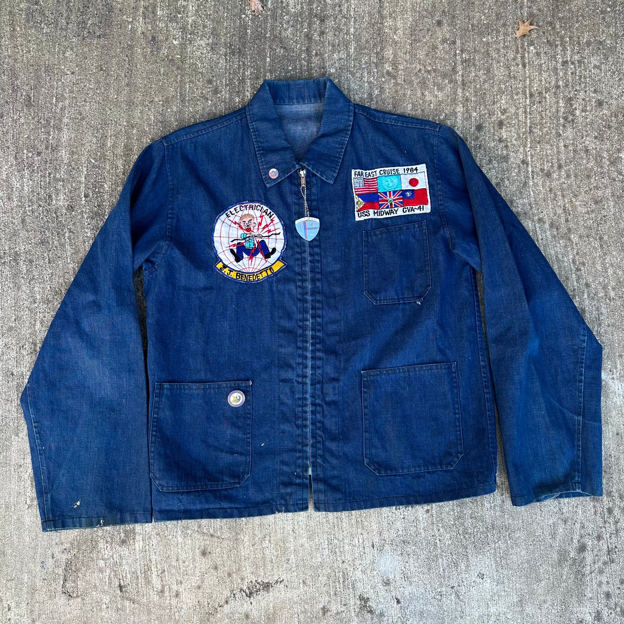 1960’s US Navy Denim Souvenir Jacket