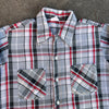 1970’s Big Mac Plaid Cotton Blend Flannel Shirt Medium