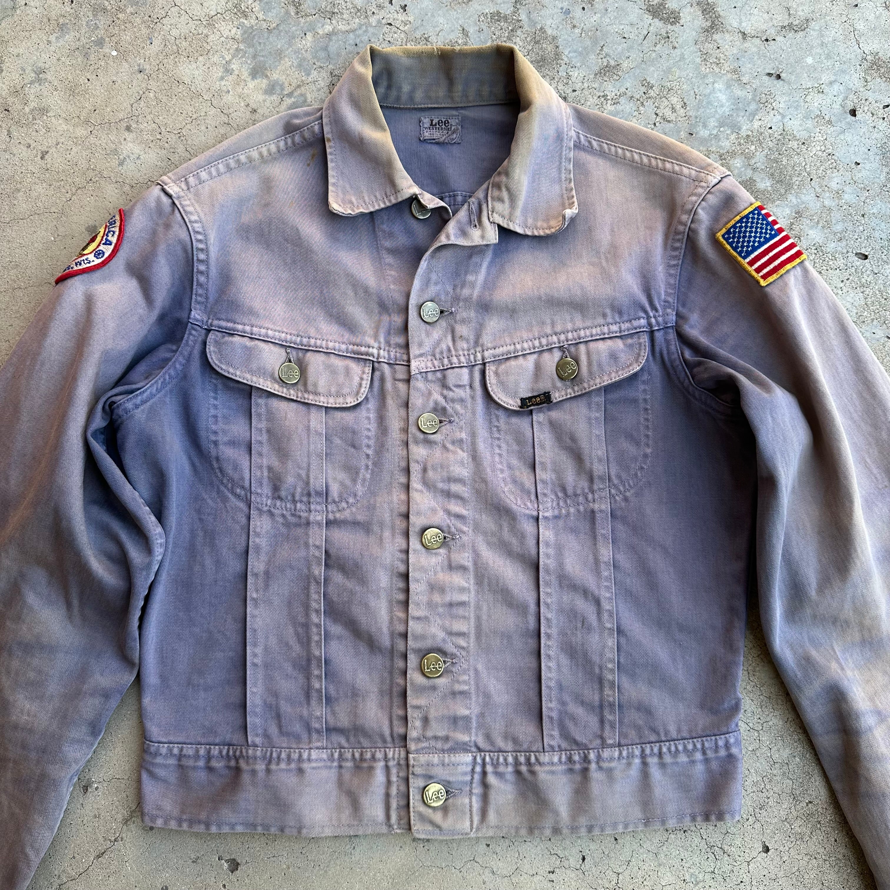 ジャケット・アウター Lee WESTERNER short length denim jacket LEE Westerner Kids 60's Denim Jacket – Vintage Something