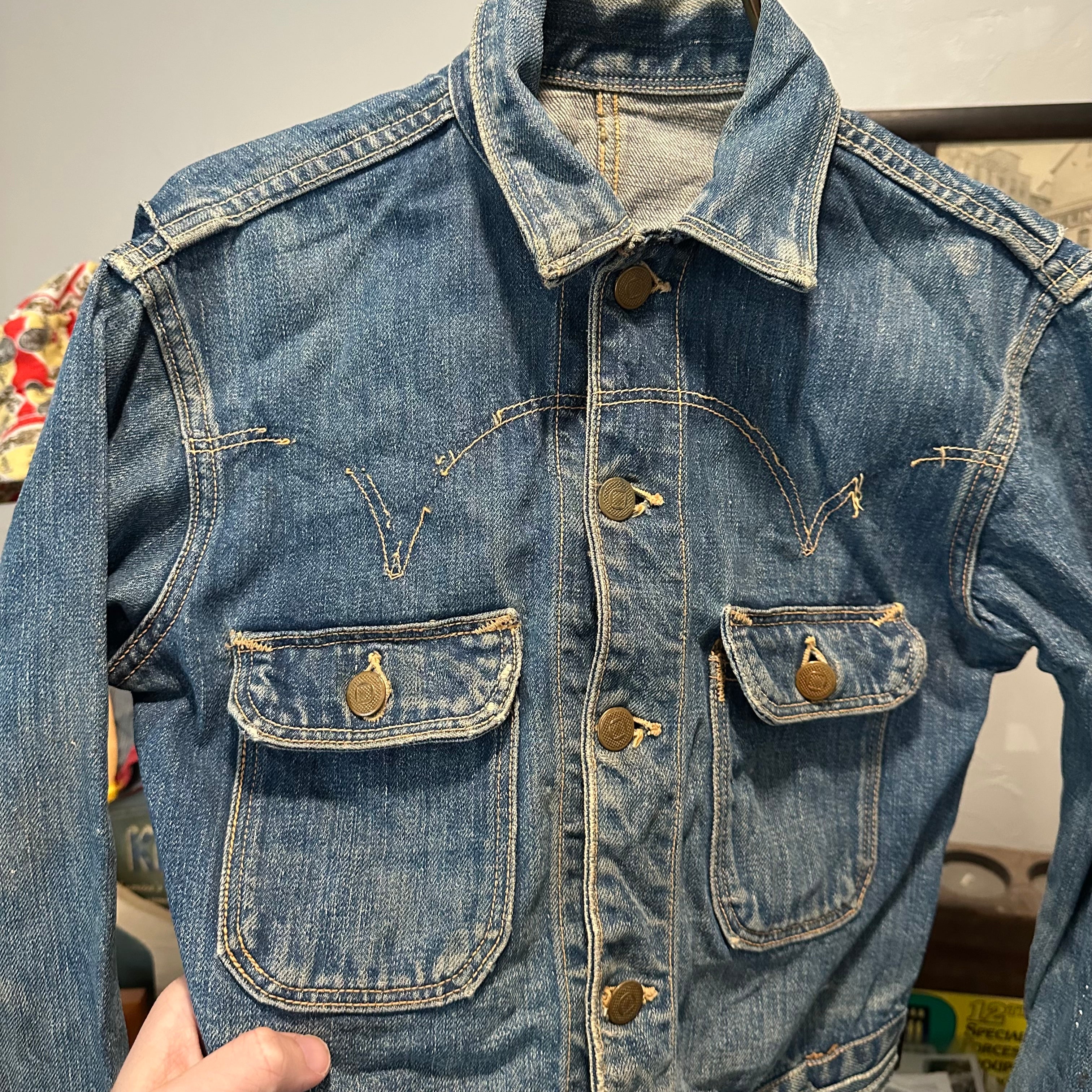 1950's Key Imperial 2 Pocket Western Style Denim Jacket – Little