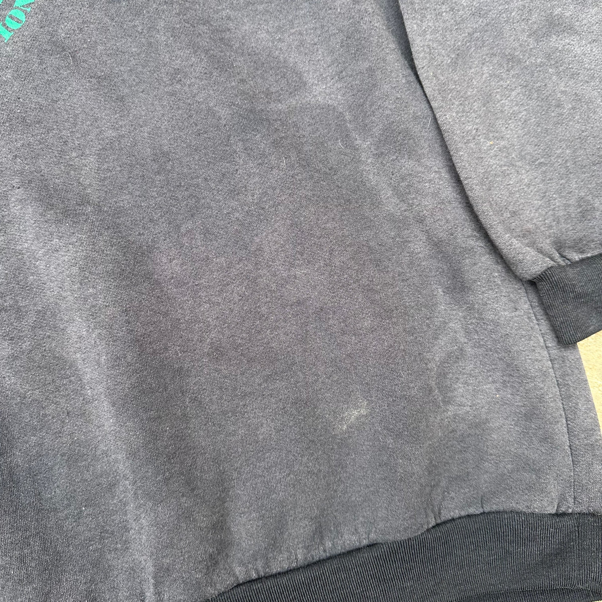 1980’s/90’s Australian Weed Packers Black Crewneck Sweatshirt XL