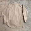 1940’s/50’s Penney’s Top Bottom Khaki Work Shirt Medium