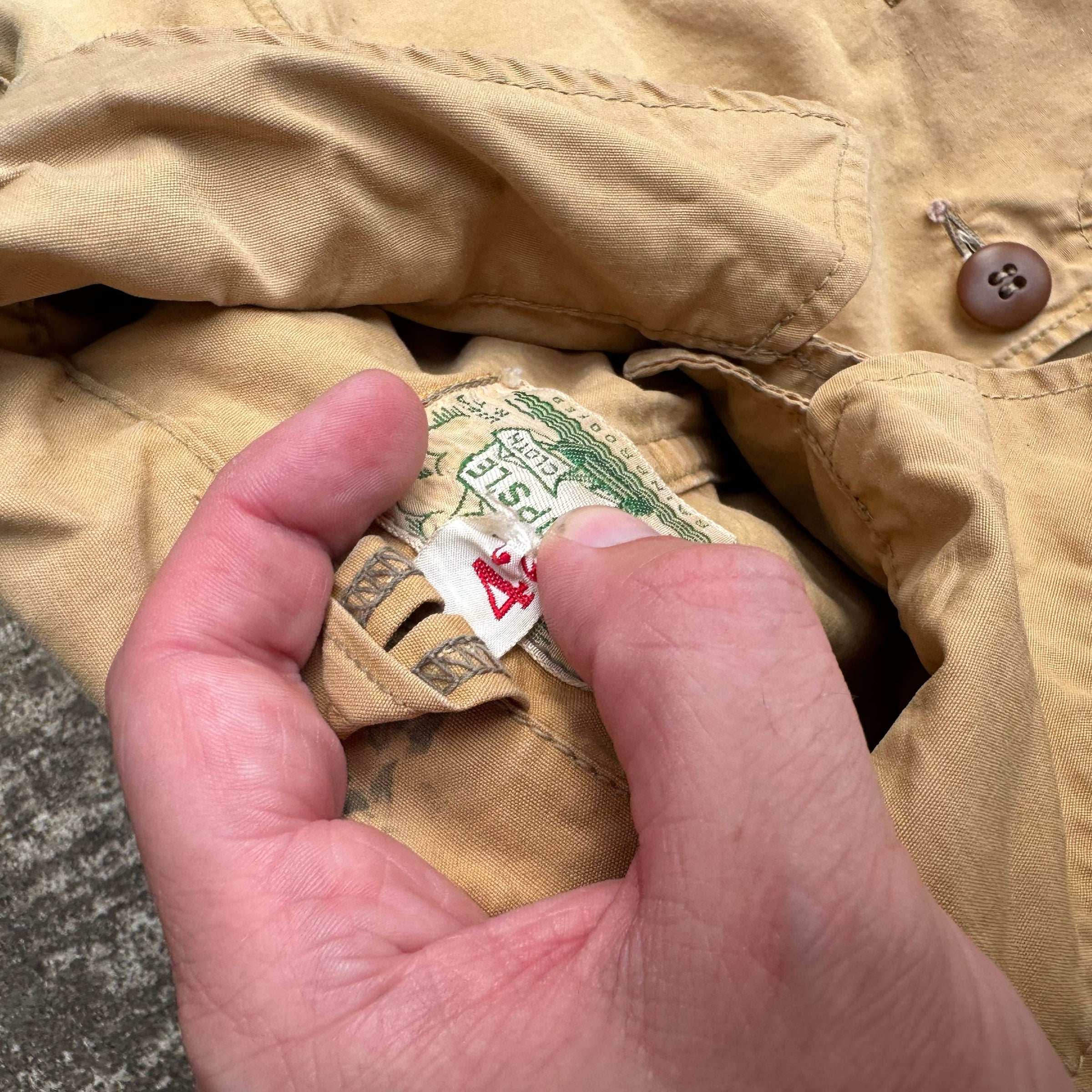 1940’s/50’s Duxbak Tops’le Cloth Hunting Jacket Size 42