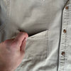1940’s Dickies Khaki Cotton Work Shirt Large